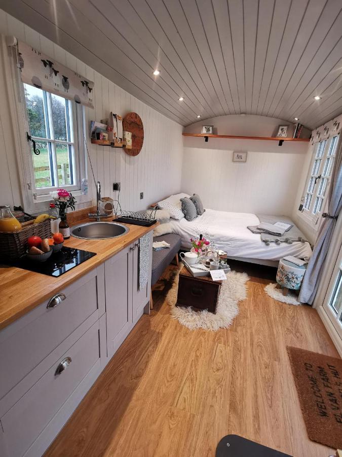 Elvan Farm Shepherd'S Hut Villa Exeter Exteriör bild