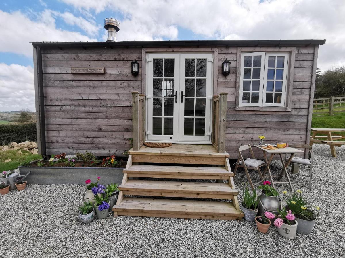 Elvan Farm Shepherd'S Hut Villa Exeter Exteriör bild