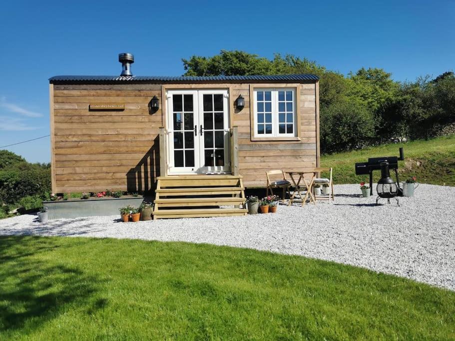 Elvan Farm Shepherd'S Hut Villa Exeter Exteriör bild