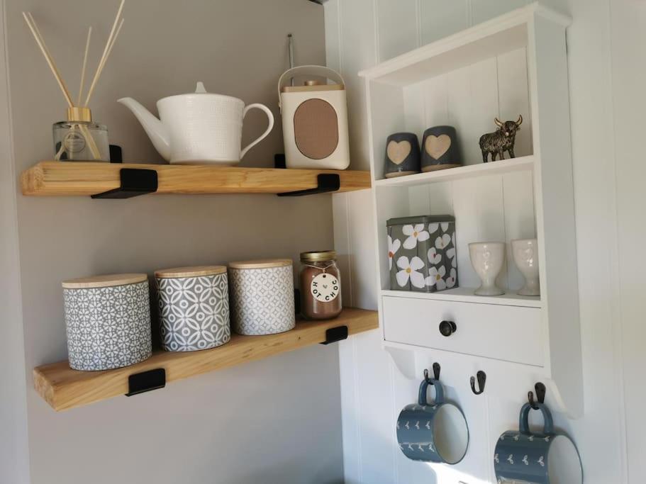 Elvan Farm Shepherd'S Hut Villa Exeter Exteriör bild
